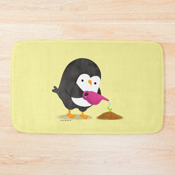 Item preview, Penguin watering plant designed and sold by thepenguinsfamily.