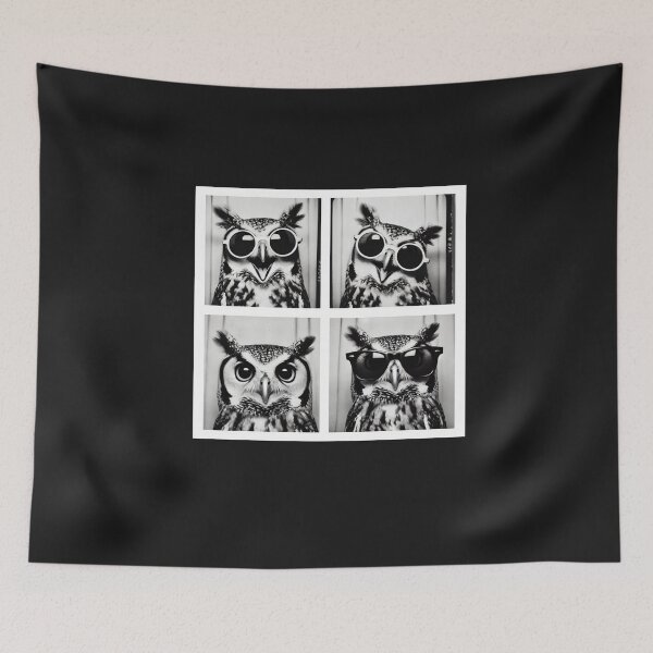 Item preview, Photobooth Owl designed and sold by AIJNtees.