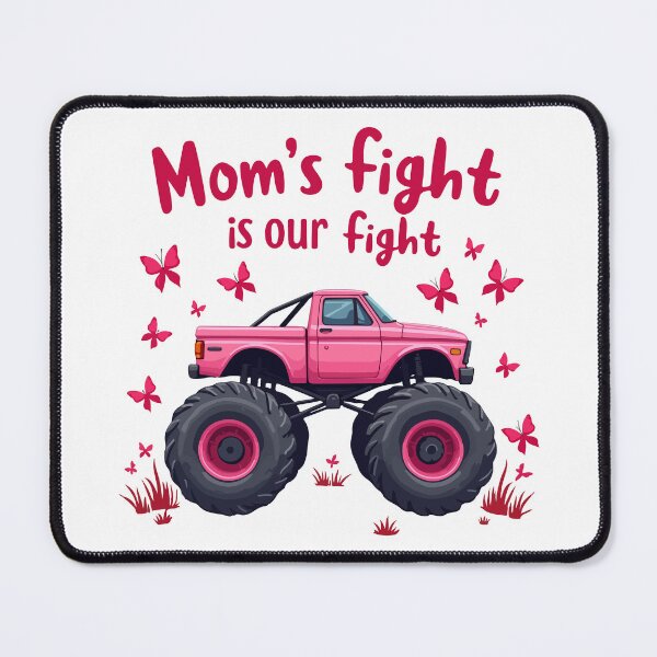 Item preview, Mom’s Fight Is Our Fight - Breast Cancer Awareness designed and sold by HandicraftArt.