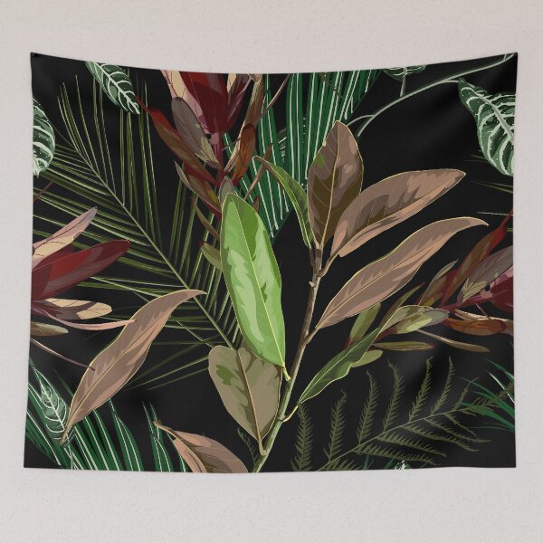 Item preview, Tropical plant, palm leaves. Flowers and exotic plant. designed and sold by MatyKotiv.