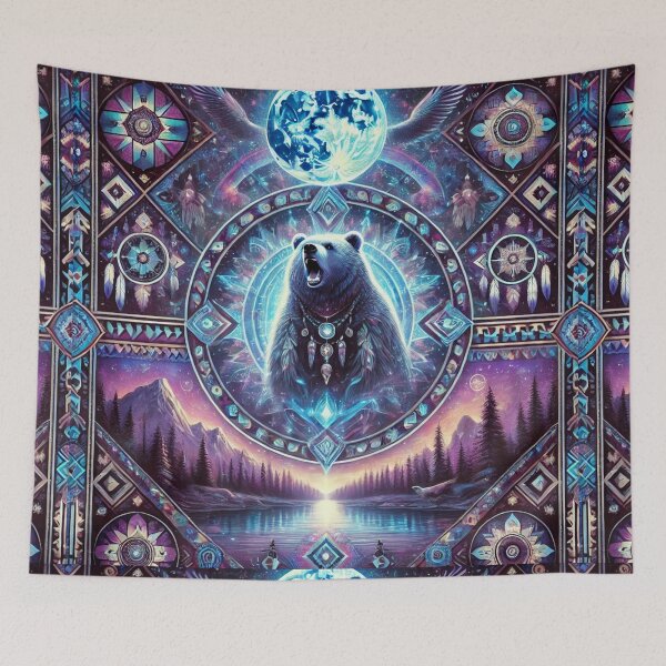 Item preview, Celestial Bear Spirit – Guardian of Strength & Wisdom designed and sold by Meta2Physical.