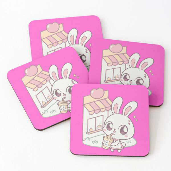 Item preview, Kawaii Bubble Tea Bunny designed and sold by bgrzblkdigital.