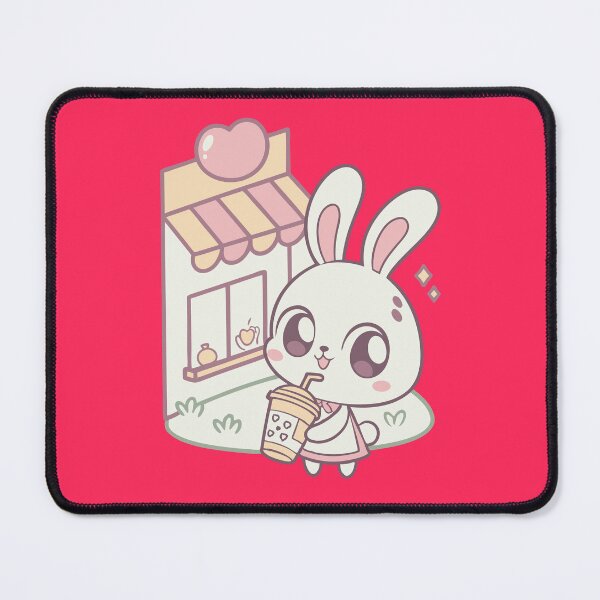 Item preview, Kawaii Bubble Tea Bunny designed and sold by bgrzblkdigital.