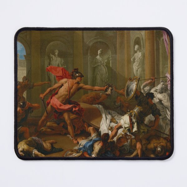 Item preview, Perseus Confronting Phineus – Sebastiano Ricci Mythological greek Art designed and sold by HistoryOnWalls.