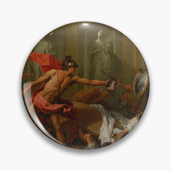 Item preview, Perseus Confronting Phineus – Sebastiano Ricci Mythological greek Art designed and sold by HistoryOnWalls.