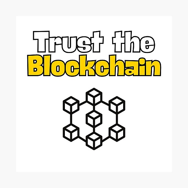 Artikel-Vorschau von Vertraue der Blockchain – Minimalistischer Merchandise, designt und verkauft von PrintyChill.