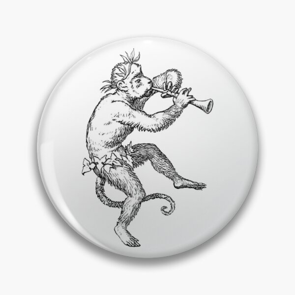 Item preview, Dancing Monkey with Horn  designed and sold by HawthorneFlame.