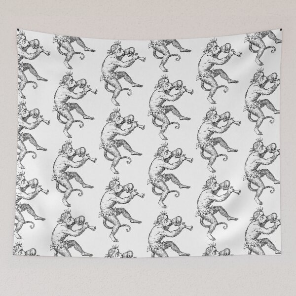 Item preview, Dancing Monkey with Horn  designed and sold by HawthorneFlame.
