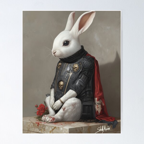Item preview, Bunny of the Apocalypse designed and sold by SurrealeyeSEA.
