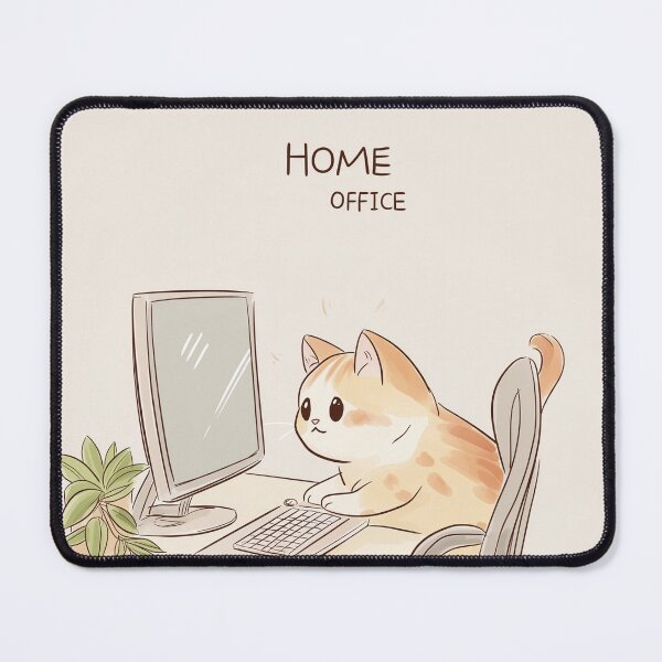 Item preview, Home Office Cat designed and sold by Rtymer.