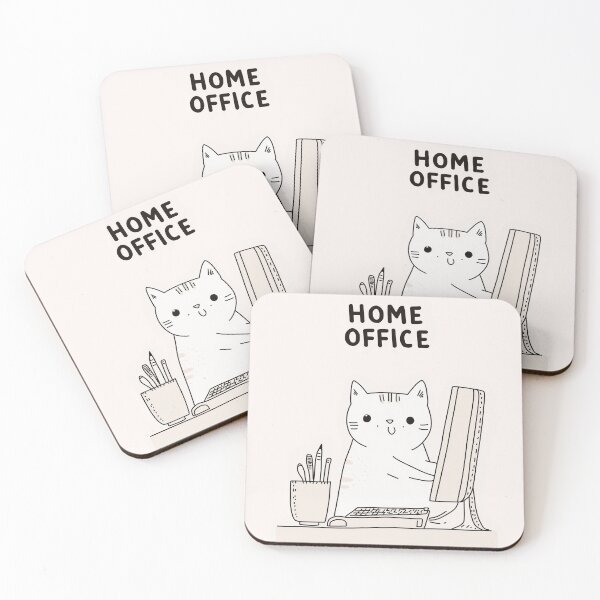 Item preview, Home Office Cat designed and sold by Rtymer.