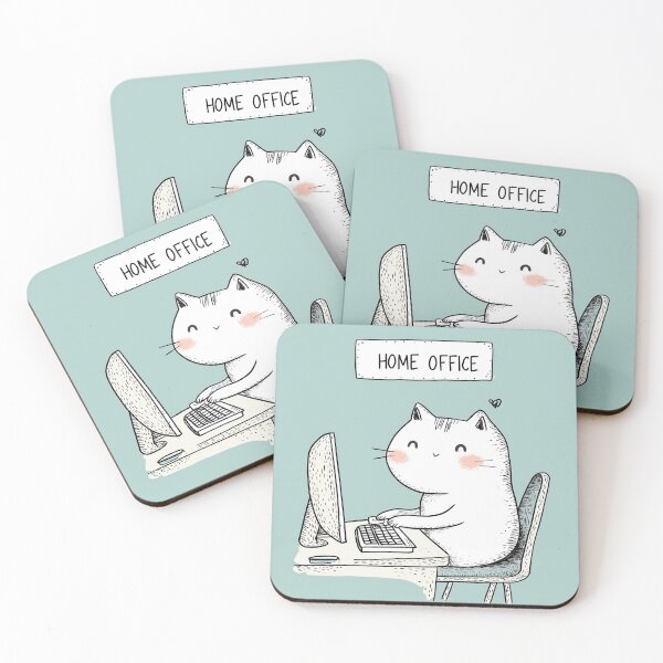 Item preview, Home Office Cat designed and sold by Rtymer.
