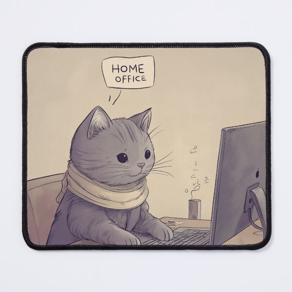 Item preview, Home Office Cat designed and sold by Rtymer.