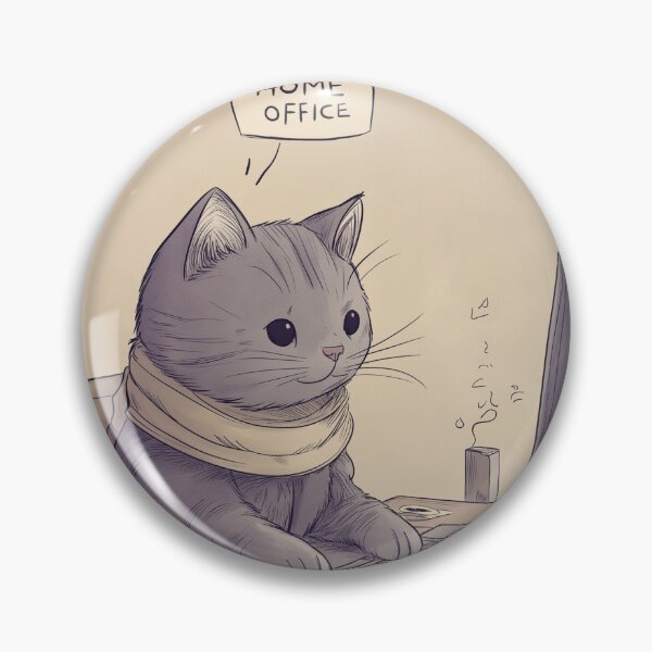 Item preview, Home Office Cat designed and sold by Rtymer.