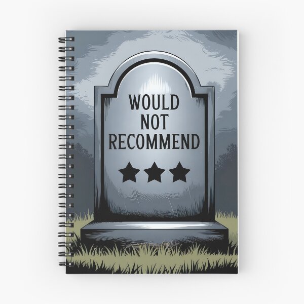 Item preview, Would Not Recommend – Hilariously Dark Humor designed and sold by pixelated_echoes.