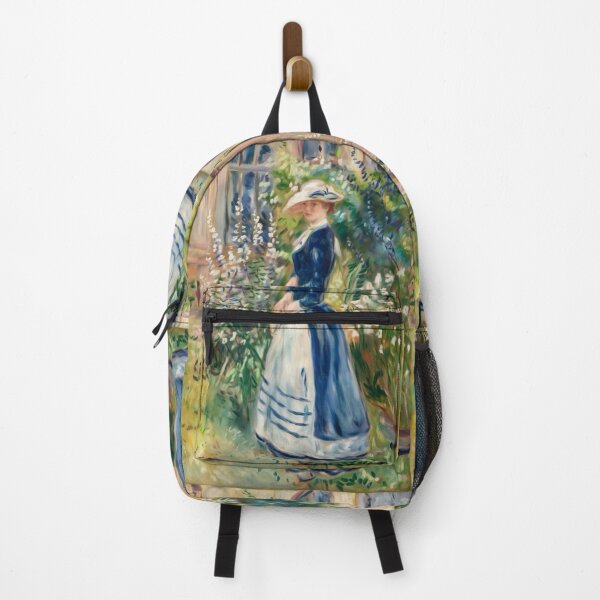 Aperçu de l'œuvre Dame élégante dans un jardin français – Peinture impressionniste. Par Carraann créée et vendue par CARRAANN.