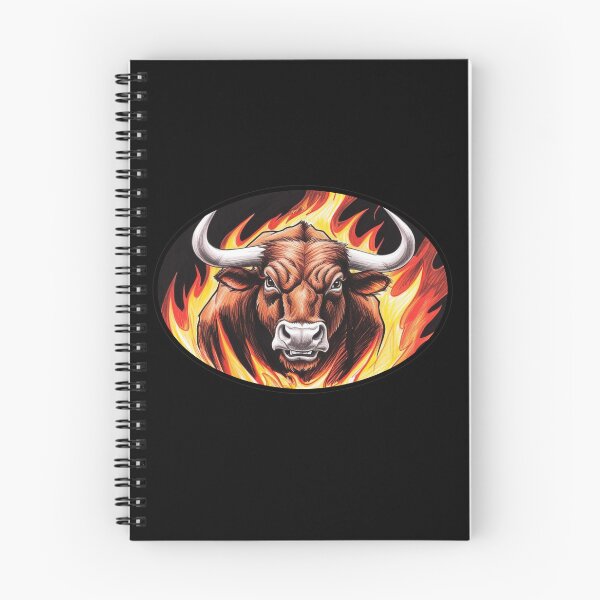 Item preview, Copy of Bull Fire Fiery Bull Flames Boss designed and sold by Design_Your_Day.