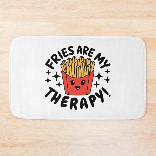 Item preview, Fries Are My Therapy! Funny Food Puns designed and sold by PMCreative.