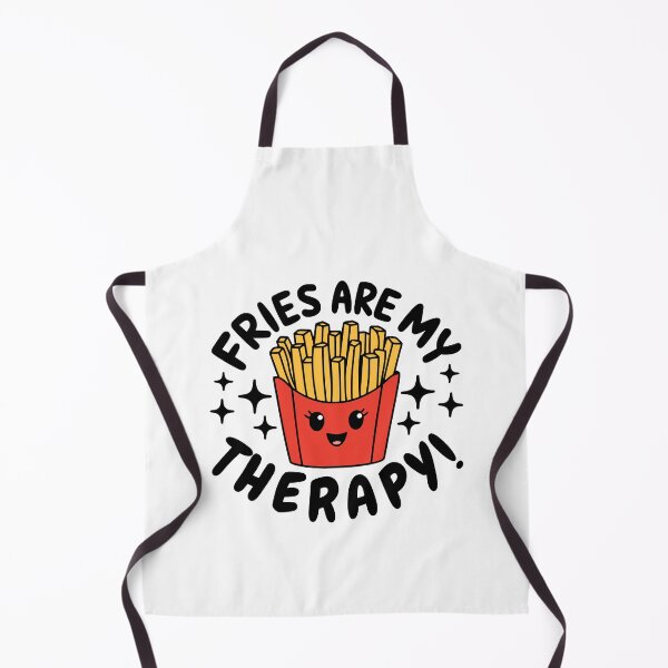 Item preview, Fries Are My Therapy! Funny Food Puns designed and sold by PMCreative.