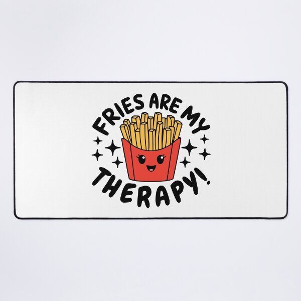 Item preview, Fries Are My Therapy! Funny Food Puns designed and sold by PMCreative.