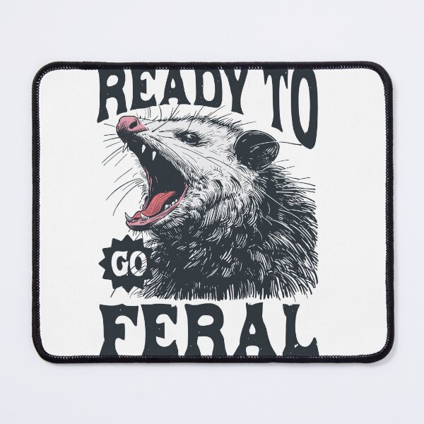 Item preview, Ready to Go Feral Retro Vintage Tee designed and sold by TomorrowsRegret.