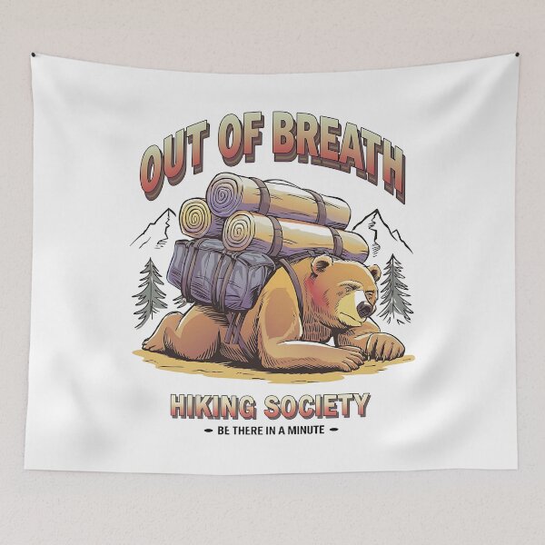Item preview, Out of breath - Hiking is my therapy - Hiking - Wanderlust - Wander often - Wander always designed and sold by JansenGS.