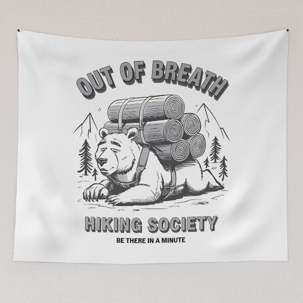 Item preview, Out of breath - Hiking is my therapy - Hiking - Wanderlust - Wander often - Wander always designed and sold by JansenGS.