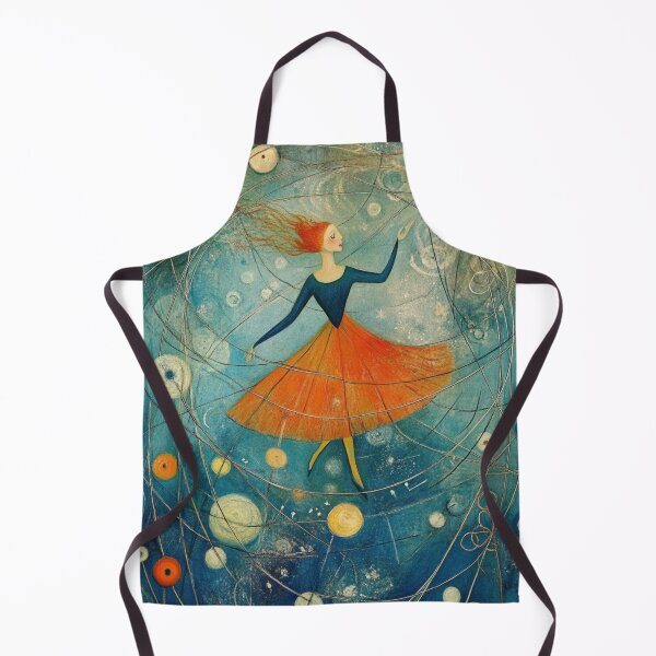 Item preview, Dancing Girl. Whimsical artistic illustration. designed and sold by Shoot-The-Moon.