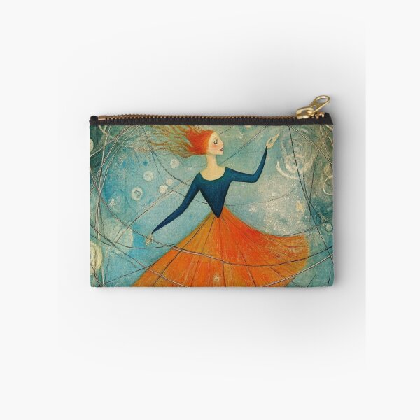 Item preview, Dancing Girl. Whimsical artistic illustration. designed and sold by Shoot-The-Moon.
