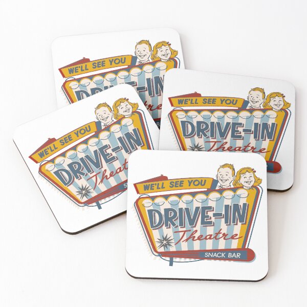 Item preview, Vintage Americana Drive-In designed and sold by Angry Swan Designs.
