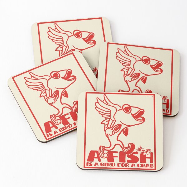 Item preview, A fish is a bird for a crab - funny retro design designed and sold by petiteToulon.
