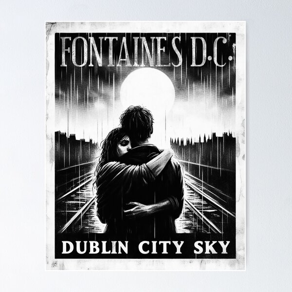 Item preview, Dublin City Sky: Fontaines D.C. designed and sold by Wanderdreaming.