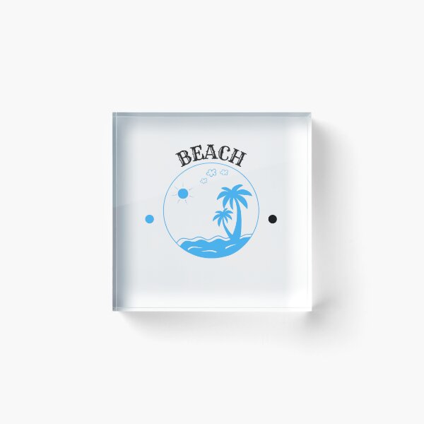 Item preview, blue beach designed and sold by UniqueByMarko.