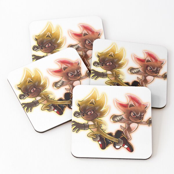 Item preview, Super Sonic and Super Shadow designed and sold by easyskweezyshop.