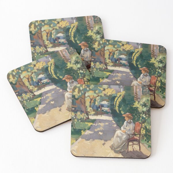 Item preview, Sunlit French Garden Retreat – Impressionist Painting. Art By Carraann  designed and sold by CARRAANN.