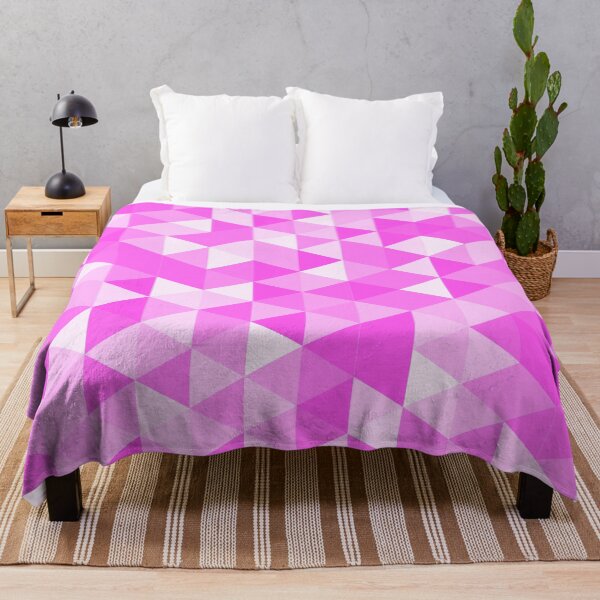 Item preview, Pink Geometric Triangle Pattern with Bright Abstract Design and Pastel Accents designed and sold by ploen kongsuwan.