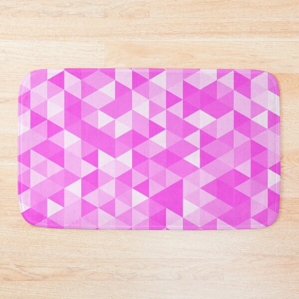 Item preview, Pink Geometric Triangle Pattern with Bright Abstract Design and Pastel Accents designed and sold by ploen kongsuwan.