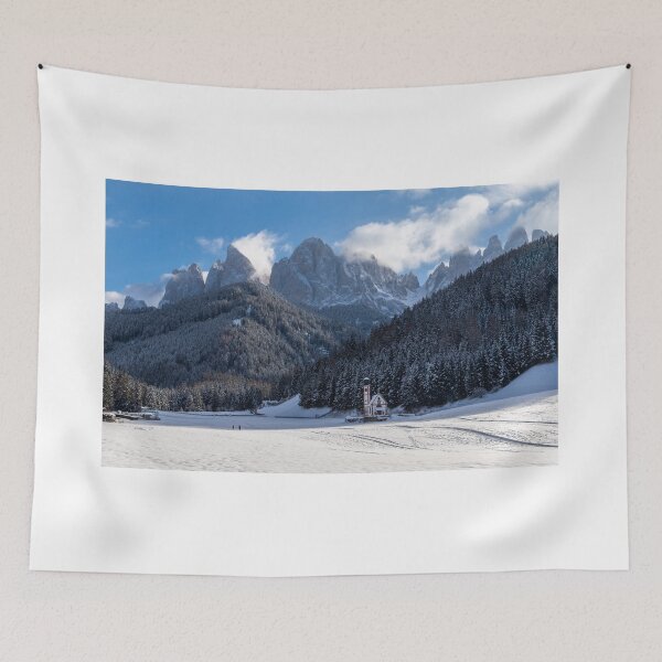 Item preview, The San giovanni Ranui church in Va di Funes designed and sold by pietrofoto.