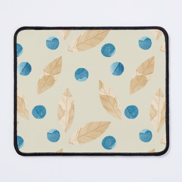 Item preview, Beige watercolor bay or eucalyptus leaves and blue berries botanical illustration on beige background designed and sold by helga-wigandt.