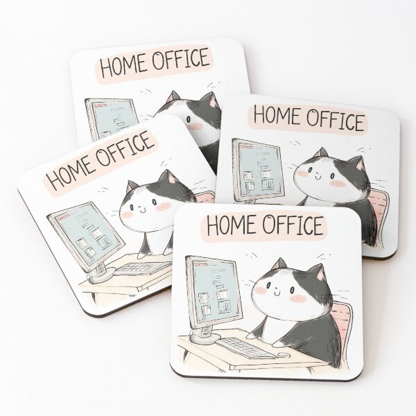 Item preview, Home Office Cat designed and sold by Rtymer.
