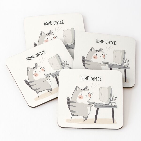 Item preview, Home Office Cat designed and sold by Rtymer.