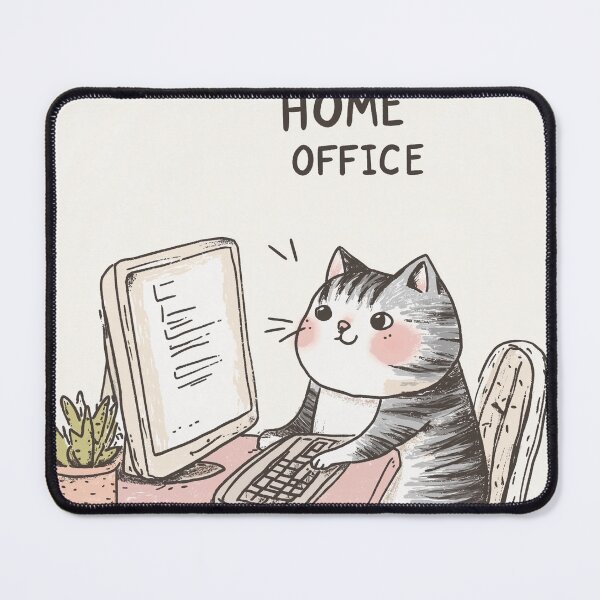 Item preview, Home Office Cat designed and sold by Rtymer.