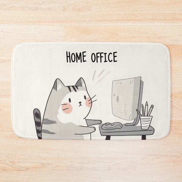 Item preview, Home Office Cat designed and sold by Rtymer.