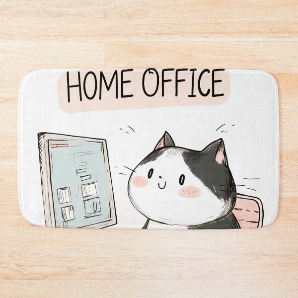 Item preview, Home Office Cat designed and sold by Rtymer.