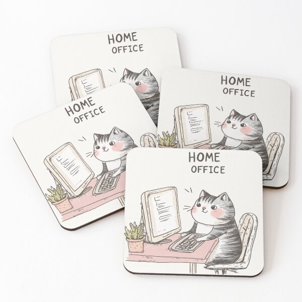 Item preview, Home Office Cat designed and sold by Rtymer.