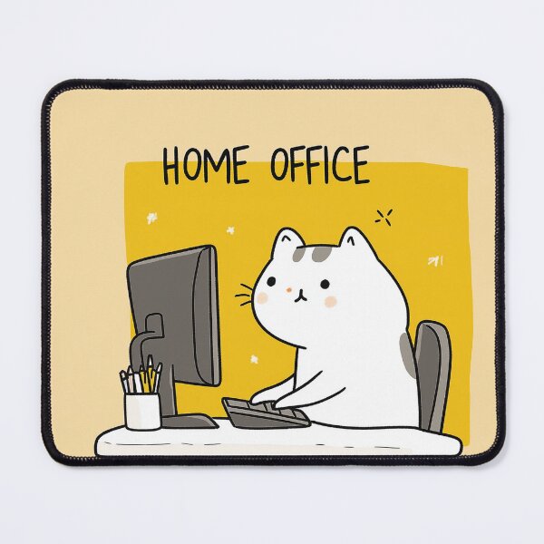 Item preview, Home Office Cat designed and sold by Rtymer.