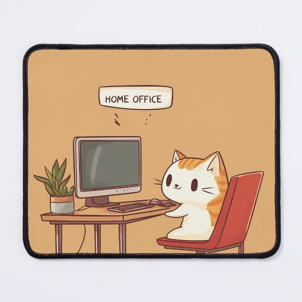 Item preview, Home Office Cat designed and sold by Rtymer.