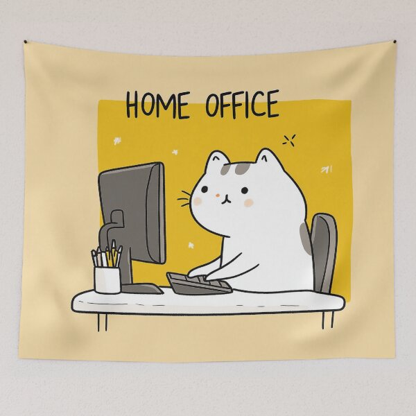 Item preview, Home Office Cat designed and sold by Rtymer.