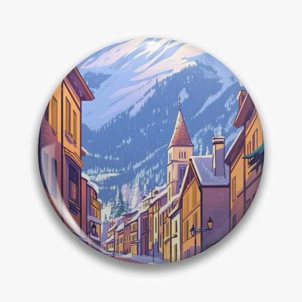 Item preview, Chamonix Travel Poster, Perfect Souvenir Gift for Travel Enthusiasts, Vintage Style Wall Art, France Wall art for home decor, Chamonix print. Sticker designed and sold by Thegalleryshop1.