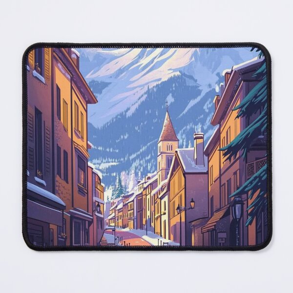 Item preview, Chamonix Travel Poster, Perfect Souvenir Gift for Travel Enthusiasts, Vintage Style Wall Art, France Wall art for home decor, Chamonix print. Sticker designed and sold by Thegalleryshop1.